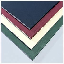 Abschlussarbeiten im Softcover mit Klebebindung Farben der Bindemappen - Ansicht von hinten