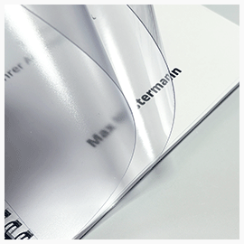 Drucke im Softcover mit Drahtringbindung Unterschied zwischen matter und klarer Folie vor dem gedrucktem Exemplar