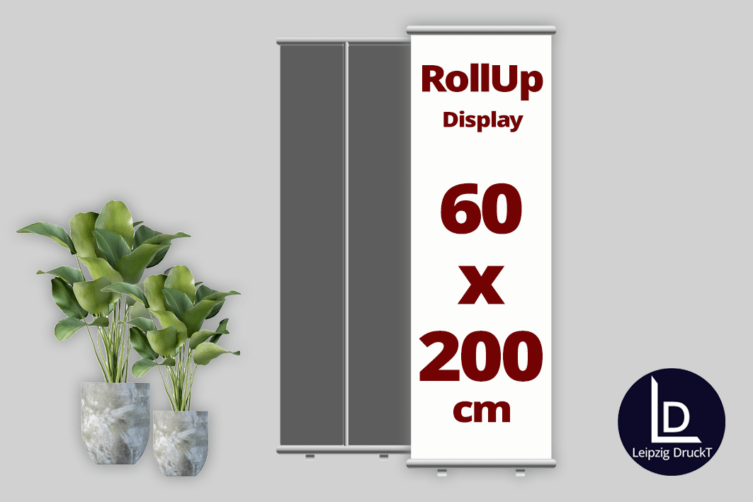 RollUp-Display 60 x 200 cm