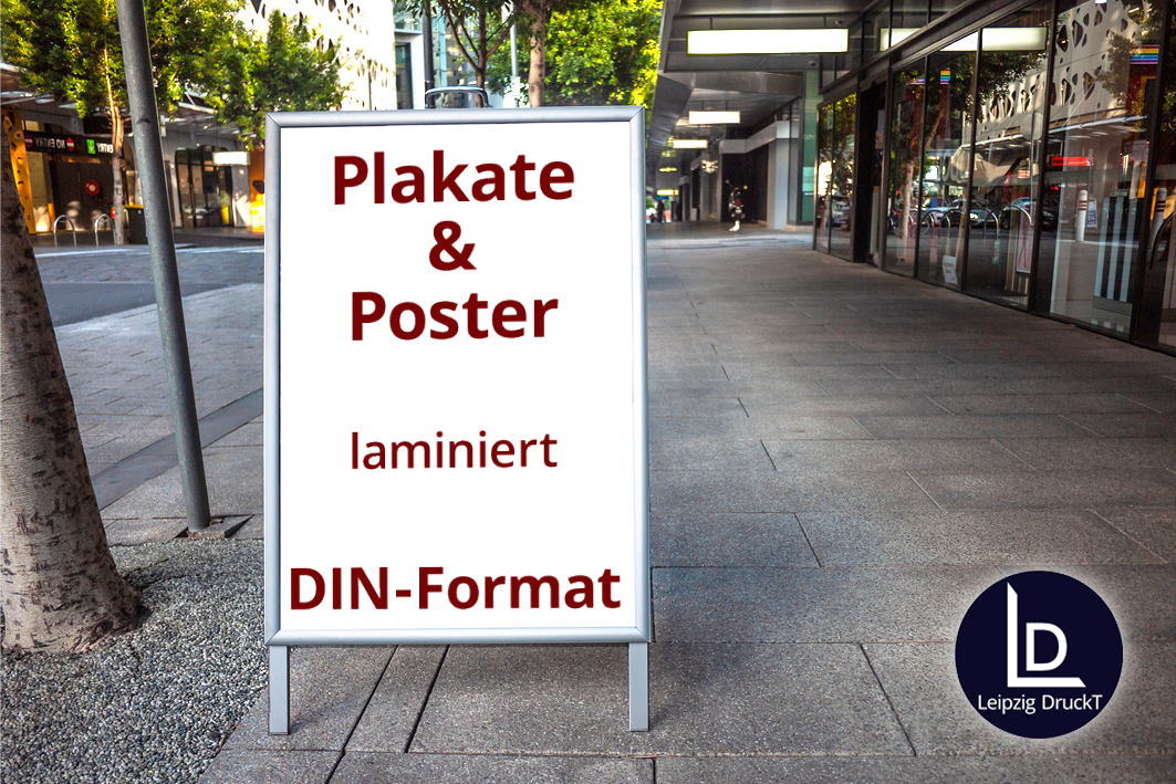 Plakate laminiert - DIN Formate