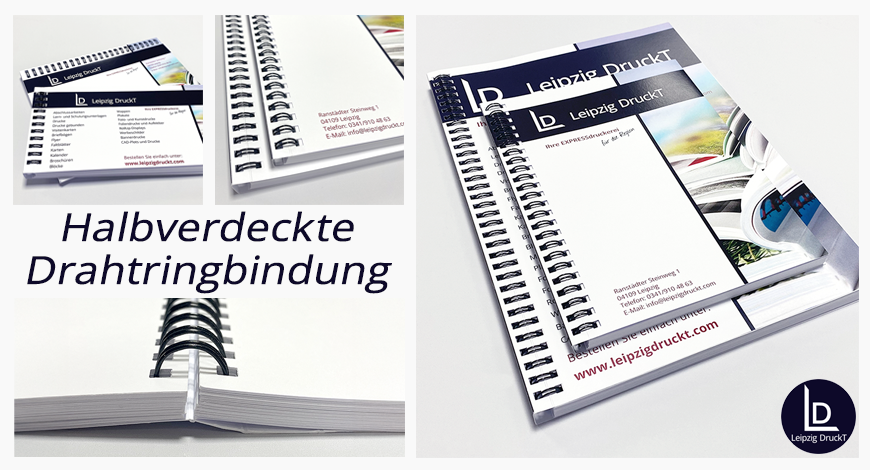 Drucke mit Halbverdeckter Bindung